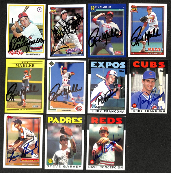 Lot of (275+) Signed Baseball Cards inc. Tony Gwynn, Goose Gossage, Chuck Tanner, Whitey Herzog, + (JSA Auction Letter)