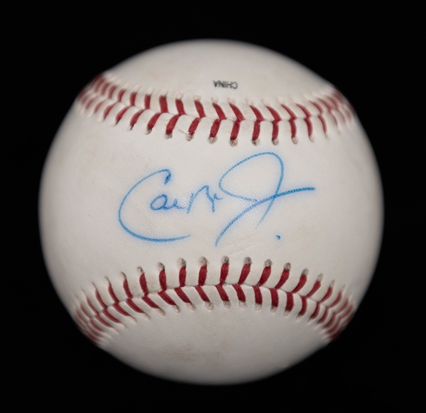 (2) Signed Baseballs w. Cal Ripken Jr (JSA Sticker) & Brooks Robinson (JSA Auction Letter)