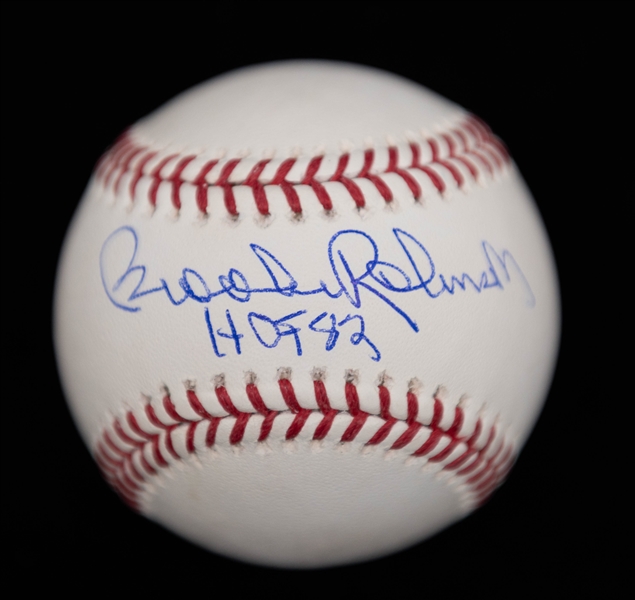 (2) Signed Baseballs w. Cal Ripken Jr (JSA Sticker) & Brooks Robinson (JSA Auction Letter)