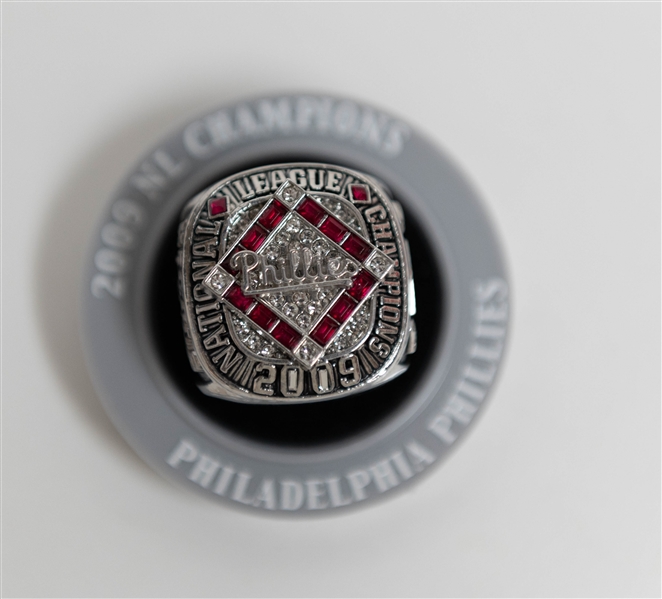 (2) Signed Pete Rose Baseballs & 2009 Phillies Cole Hamels NL Champions Replica Ring (JSA Auction Letter)