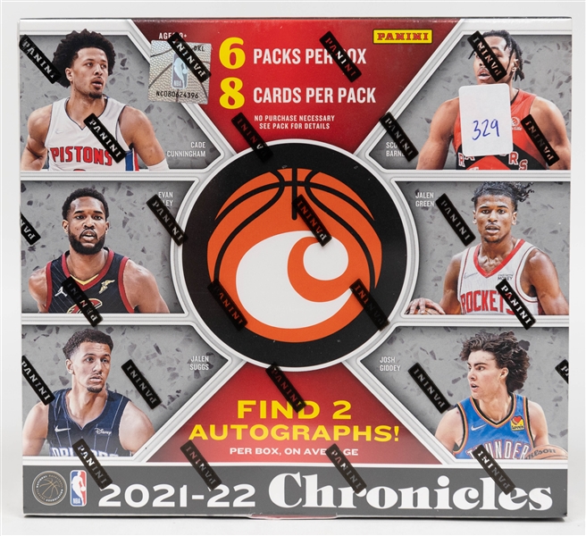 2021/22 Panini Chronicles NBA Sealed Hobby Box