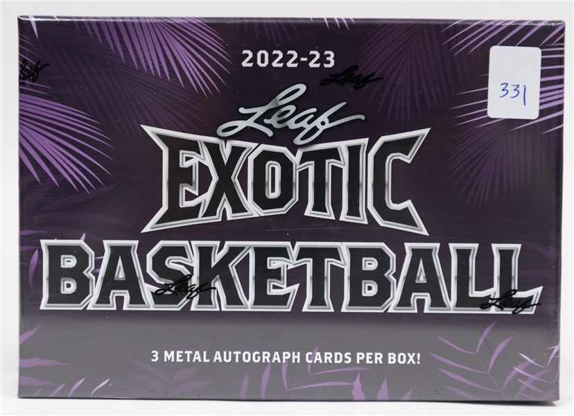 2022/23 Leaf Exotic Basketball Hobby Box