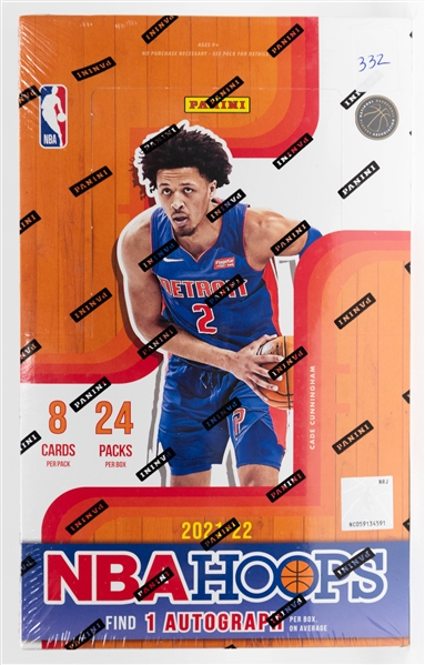 2021/22 Panini NBA Hoops Hobby Box