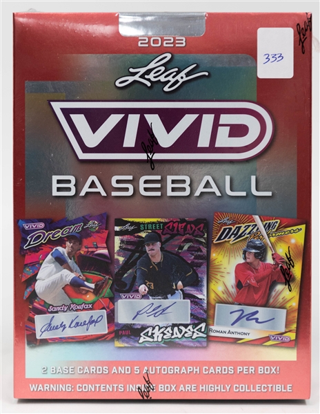 2023 Leaf Vivid Baseball Hobby Box