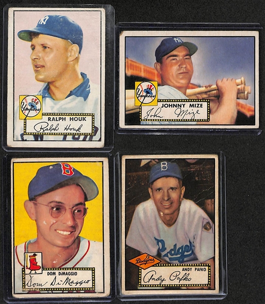 Lot of (25) Different 1952 Topps Baseball Cards w. Andy Pafko #1