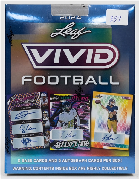 2024 Leaf Vivid Football Hobby Box