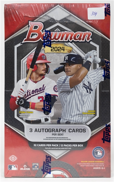 2024 Bowman Baseball Jumbo Hobby Box