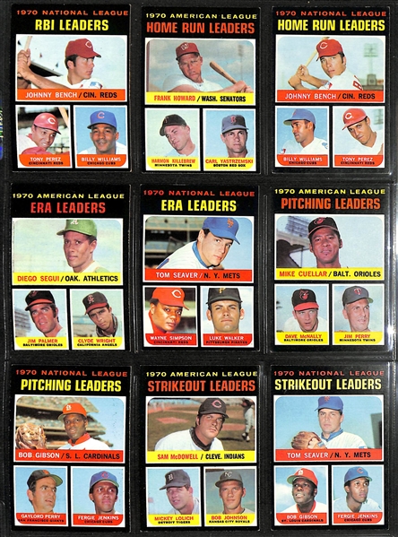 1971 Topps Baseball Complete Set of 752 Cards Set w. Luis Aparicio PSA 7,  Thurman Munson & Nolan Ryan