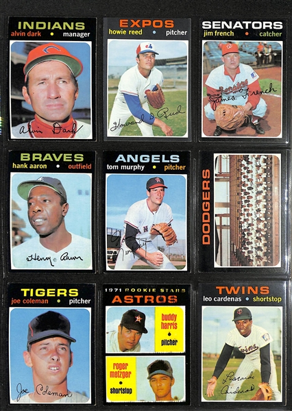 1971 Topps Baseball Complete Set of 752 Cards Set w. Luis Aparicio PSA 7,  Thurman Munson & Nolan Ryan