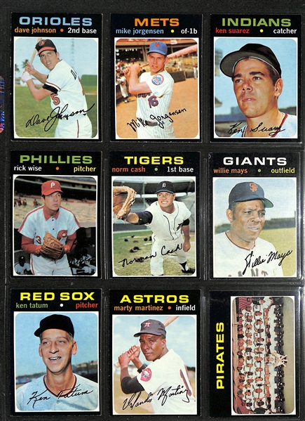 1971 Topps Baseball Complete Set of 752 Cards Set w. Luis Aparicio PSA 7,  Thurman Munson & Nolan Ryan