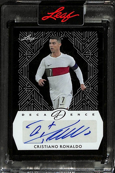 2024 Leaf Decadence Cristiano Ronaldo 1/1 Autograph