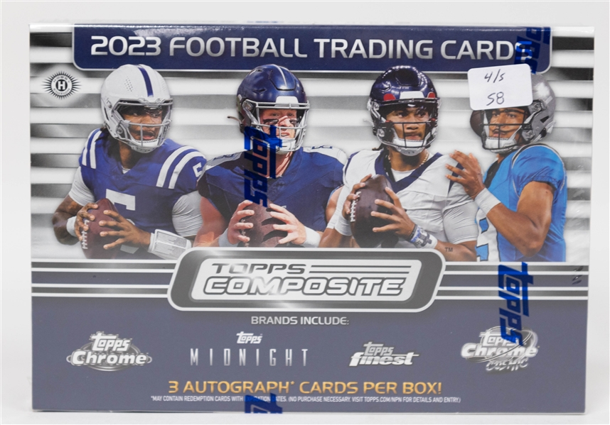 Lot of (5) 2023 Topps Composite Football Delight Sealed Boxes