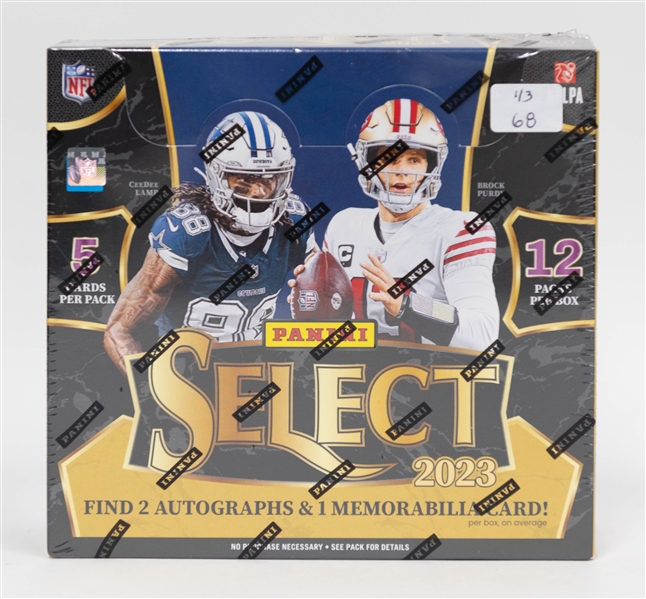 Lot of (3) 2023 Select Football Sealed Hobby Boxes