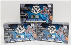 Lot of (3) 2023/24 Panini Mosaic Basketball Hobby Boxes