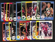 Lot of (20+) Signed 1984-85 Star Basketball Cards inc. (2) Dan Issel, Jim Paxson, Bob McAdoo, Dale Ellis, + (JSA Auction Letter)