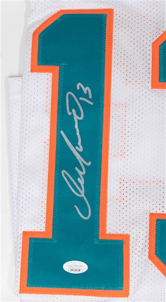 Signed Dan Marino Miami Dolphins White #13 Jersey w. JSA COA