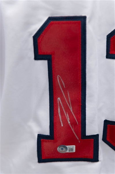 Custom Ronald Acuna Jr Signed #13 Braves Jersey - Beckett COA