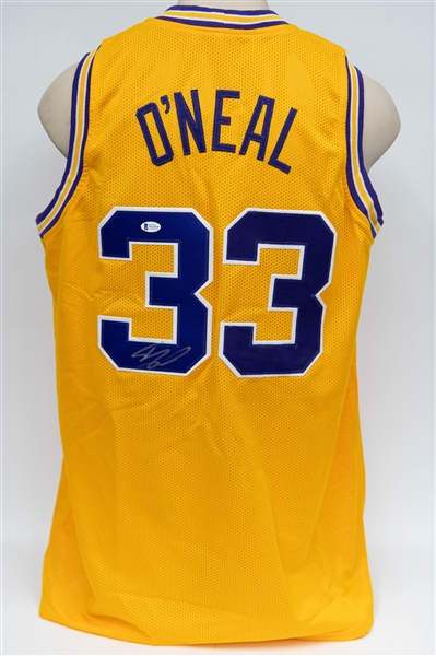 Shaquille O'Neal Signed Custom LA Lakers Jersey w. - Beckett COA