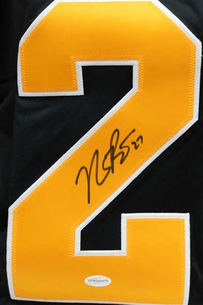 Lot of (3) Signed Custom Hockey Jerseys w. Scott Harrington, Nick Bonino, & Nick Bjugstad (JSA Auction Letter)