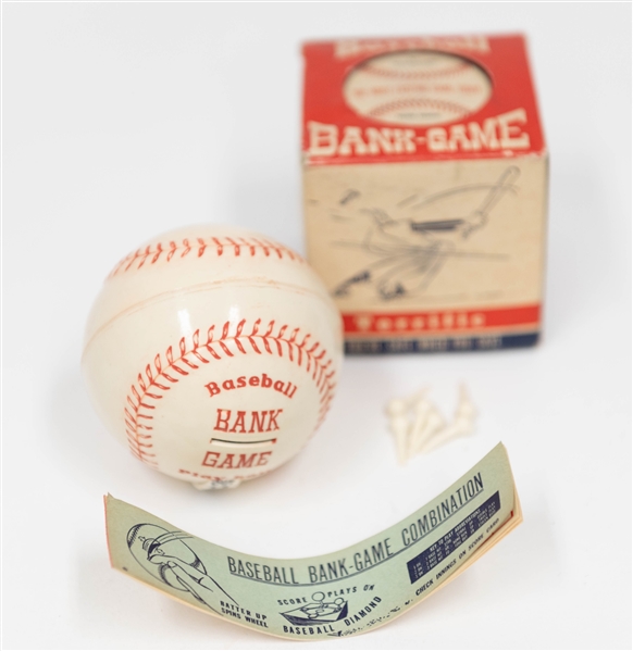 1948 Baseball Bank Game in Original Box