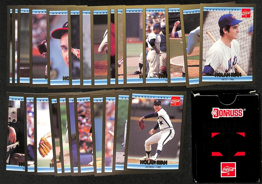 Lot of (180+) Sportscards from 1986-2021 & (9) 1954 Topps World of Wheels Cards w. 1989 Score Traded Randy Johnson PSA 9