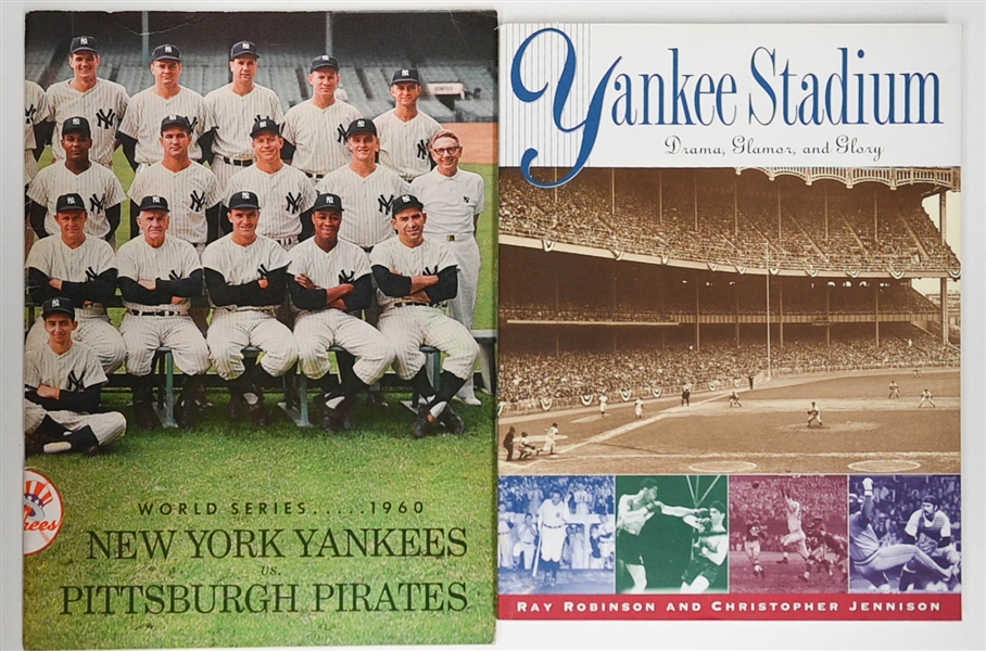 Lot of (7) Sports Programs from 1960-2008 w. 1960 NY Yankees World Series Program