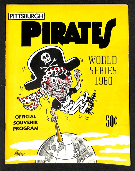 1960 Pittsburgh Pirates World Series Program