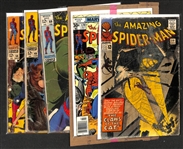 Lot of (5) Amazing Spider-Man Comics w. Issues 170, 30, 69, 49, 54