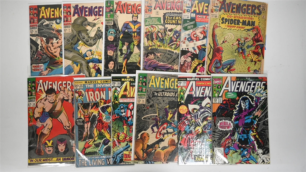 Lot of (10+) Avengers Comics w. Issues 7, 13, 30, and 37