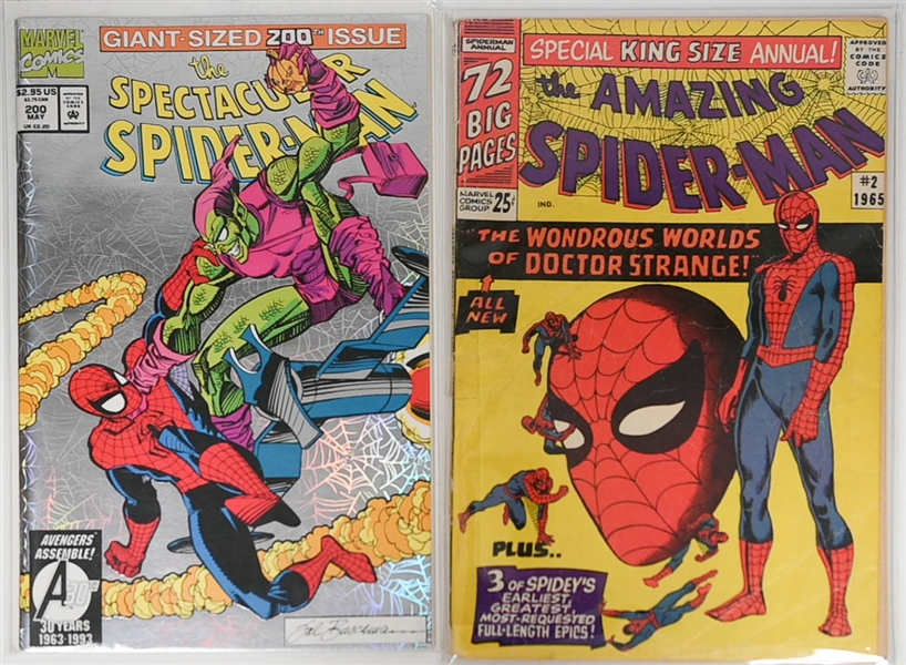 Lot of (30+) Spider-Man Comics and Other Comics Featuring Spider-Man w. Amazing Spider-man 28, Marvel Team-Up 56, Amazing Spider-Man Annual 2