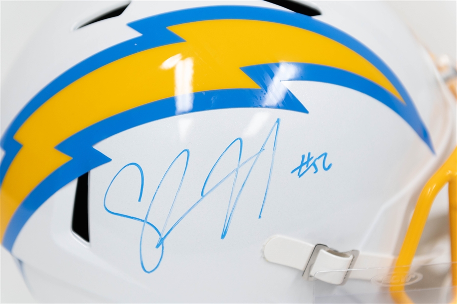 Shawne Merriman Signed Riddell San Diego Chargers Full-Size Helmet (PSA/DNA Certification)