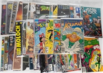 Lot of (65+) Comic Books w. Aquaman, DC Comics Wanted, Hawkman, Archie