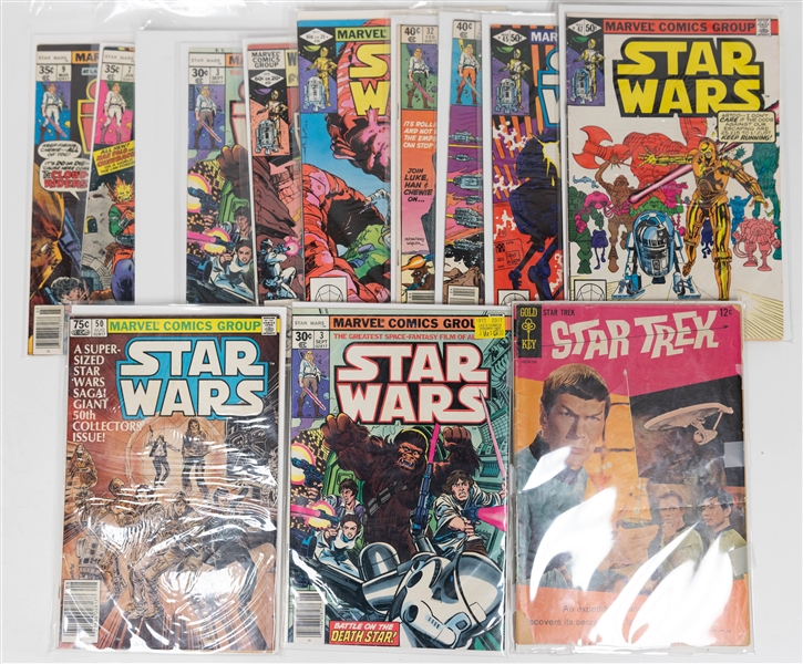 Lot of (10+) Star Trek and Star Wars Comics w. Star Trek #1