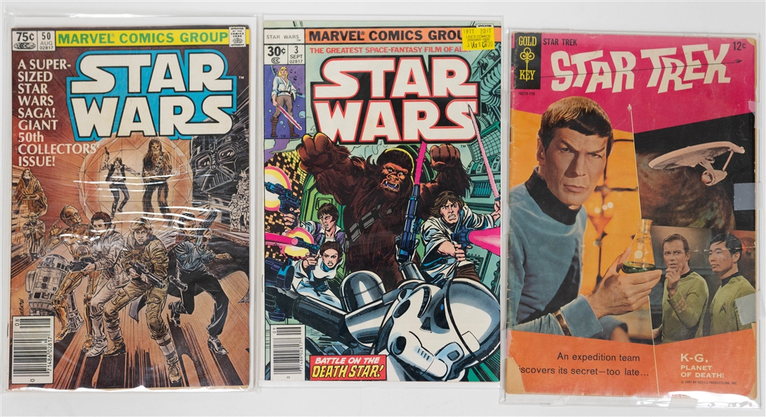 Lot of (10+) Star Trek and Star Wars Comics w. Star Trek #1