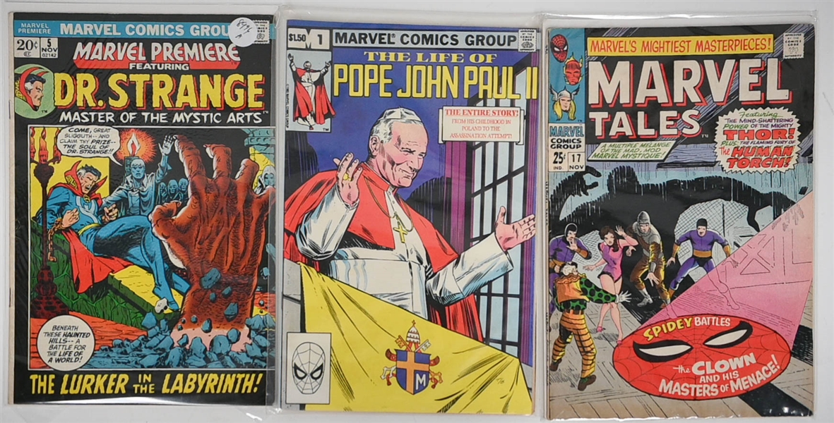 Lot of (60+) Comics feat. Marvel Premiere 5, Radio Shack, The Honeymooners Comic Book, More