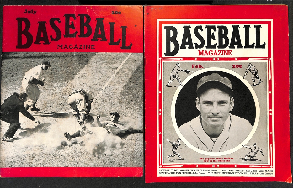 Lot of (11) Baseball Magazines from 1938-1962 w. Mantle on Cover of 3