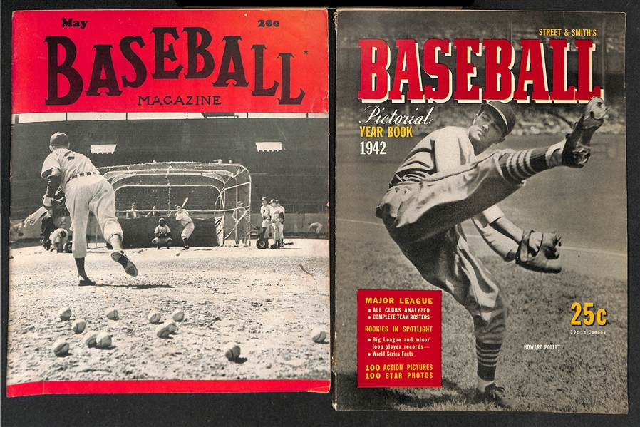 Lot of (11) Baseball Magazines from 1938-1962 w. Mantle on Cover of 3