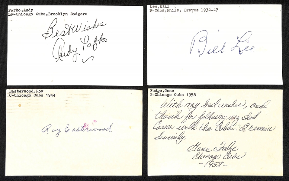 Lot of (40+) Signed Baltimore Orioles Index Cards inc. (2) Eddie Murray, Jim Palmer, Earl Weaver, Paul Blair, Boog Powell, Fred Valentine, Jim Pyburn, Jerry Adair, + (JSA Auction Letter)