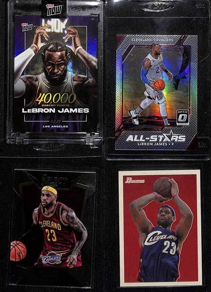 Over 60 Lebron James Cards Inc. Graded Cards, Insert Cards, Topps Now 40,000 Point Card, & More!