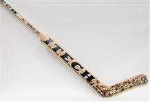 1980 Winter Olympics USA Hockey Team Signed "Miracle on Ice" Goalie Stick w. Jim Craig, Mike Eruzione, + (JSA Auction Letter)