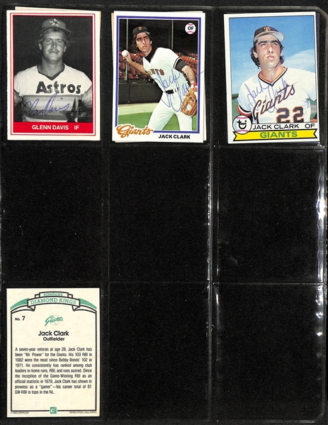 Lot of (250+) Signed Baseball Cards inc. (3) Ozzie Smith, (2) Jim Leylord, (5) Don Sutton, + (JSA Auction Letter)