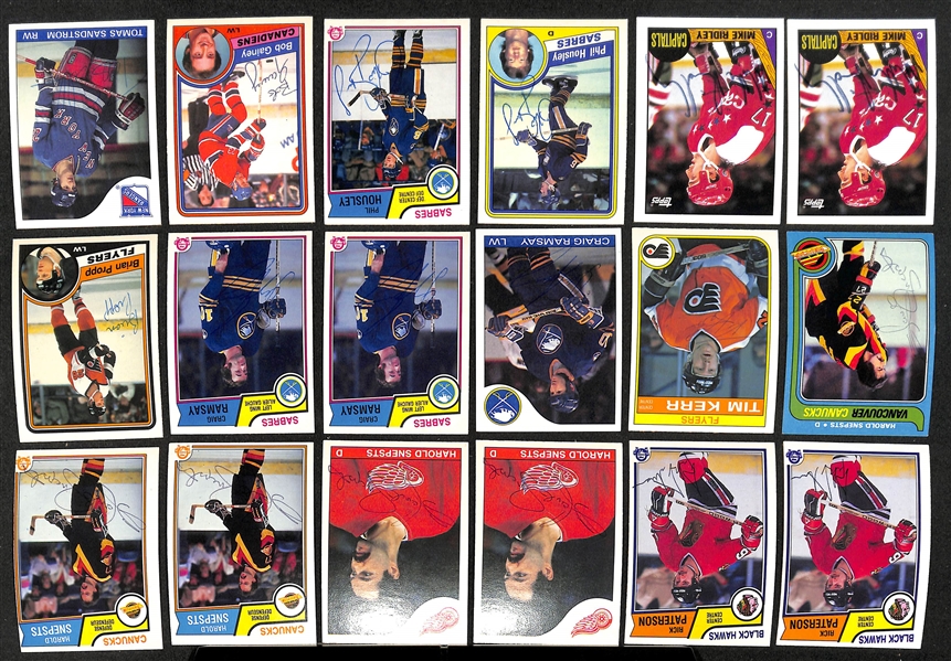 Lot of (350+) Signed Hockey Cards inc. (2) Steve Yzerman, (5) Michael Goulet, (7) Guy Lafleur, + (JSA Auction Letter)