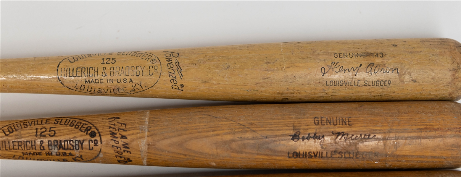 Lot of (4) Store Model Bats - Louisville Slugger, Kids, MacGregor