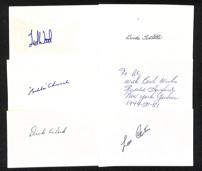 Lot of (120+) Mostly Baseball Signed Index Cards w. Stan Musial, George Kelly, Gary Carter, + (JSA Auction Letter)