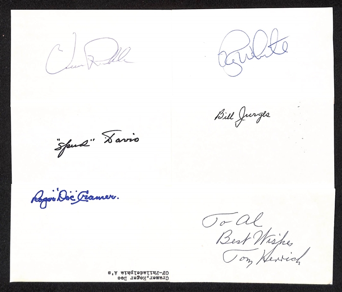 Lot of (120+) Mostly Baseball Signed Index Cards w. Stan Musial, George Kelly, Gary Carter, + (JSA Auction Letter)