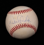 Derek Jeter Signed 1996 Baseball + (JSA Auction Letter)