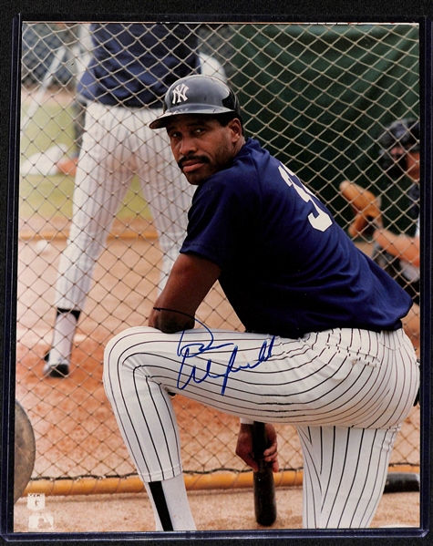 Lot of (6) Signed Photos and Magazines w. Brooks Robinson, Rod Carew, Dave Winfield, Robin Roberts, and more +(JSA Auction Letter)