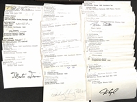 Lot of (600+) Signed Baseball Index Cards w. Monte Irvin, Joe Medwick, Rich "Goose" Gossage, Roger Craig, and more +(JSA Auction Letter)