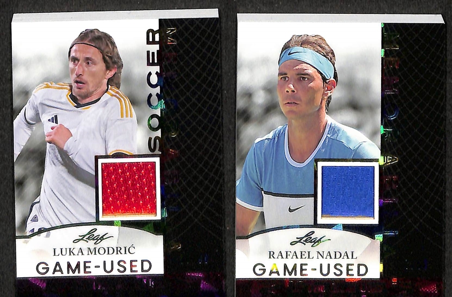 Lot of (4) 2024 Leaf Cards Including Conor McGregor Emulsion Autograph 1/1 + more