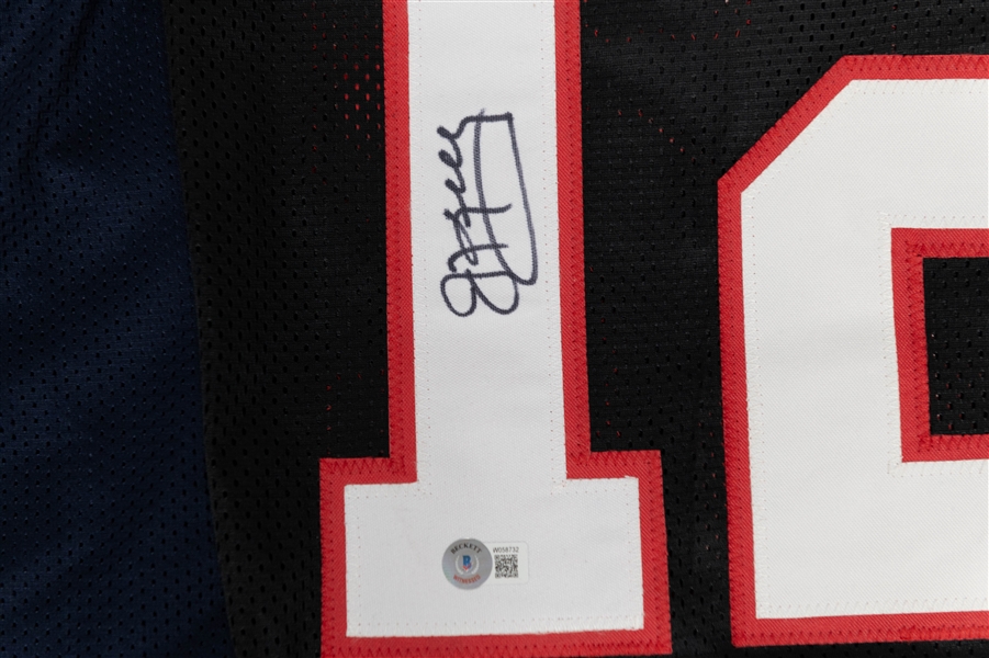 Lot of (2) Signed NFL Jerseys Jim Kelly & DJ Moore w. BAS COA 